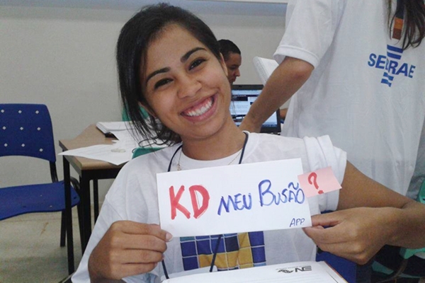 Aline Andrade mora em Claraval e é estudante da Universidade de Franca (Foto Hérick Rodrigues)